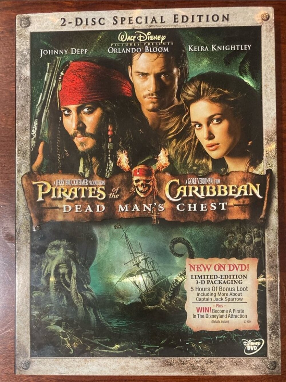 Pirates of the Caribbean: Dead Man's Chest (DVD, 2006)